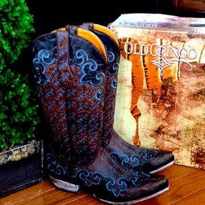 Old Gringo new leather cowgirl boots up for Sale ! So beautiful 🤩